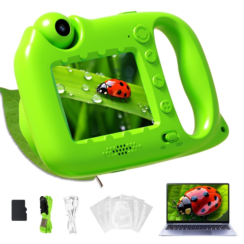 Microscope for , 1000X Handheld Digital Microscope with 2.4" IPS Screen, USB-...