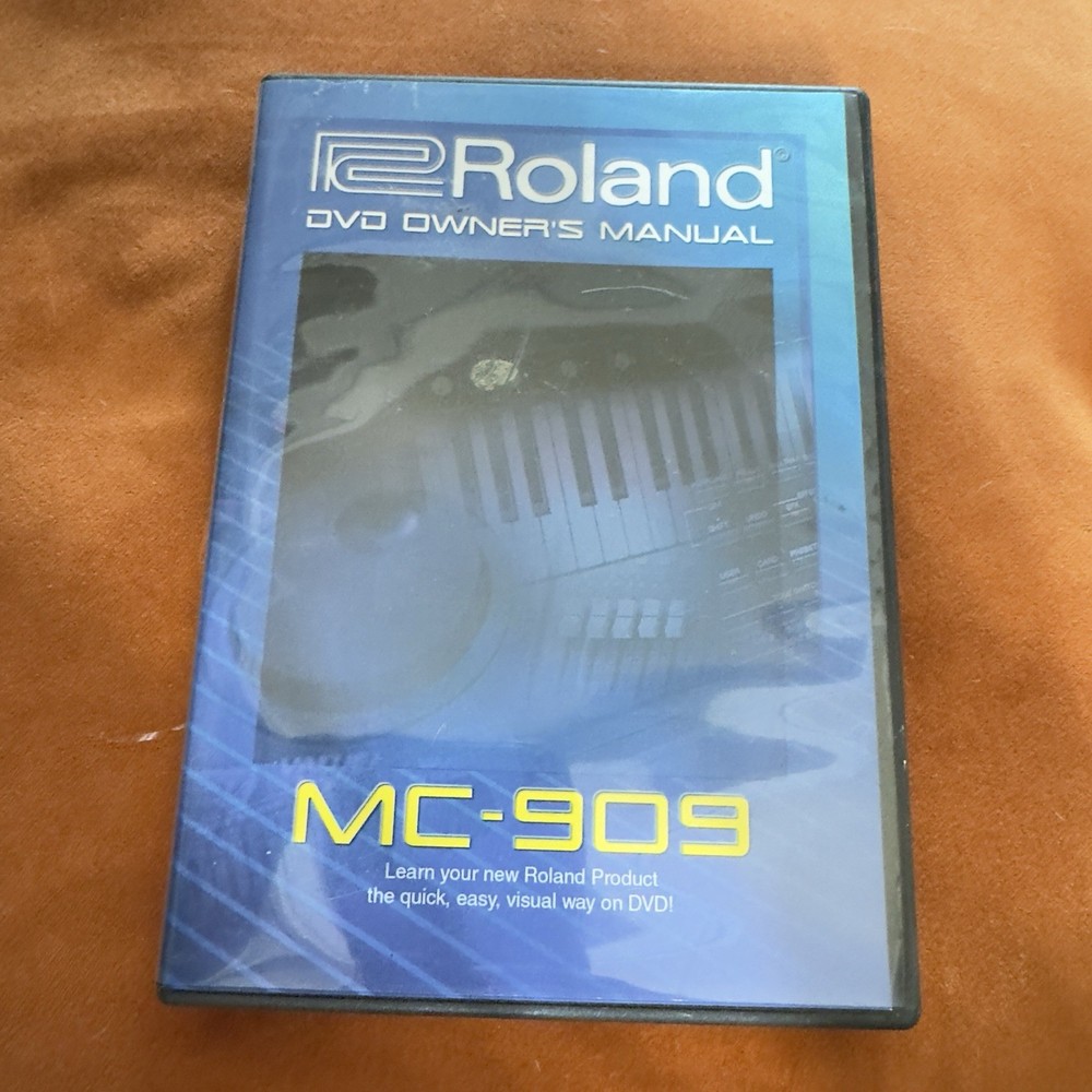 ROLAND MC-909 DVD * Video Training Tutorial Help * Excellent Condition Keyboard