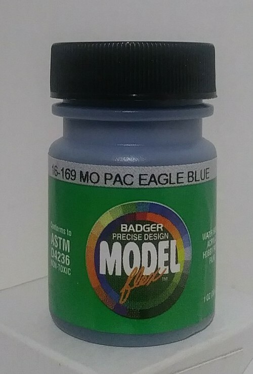 Badger Modelflex 16-169, Mo Pac Eagle blue.