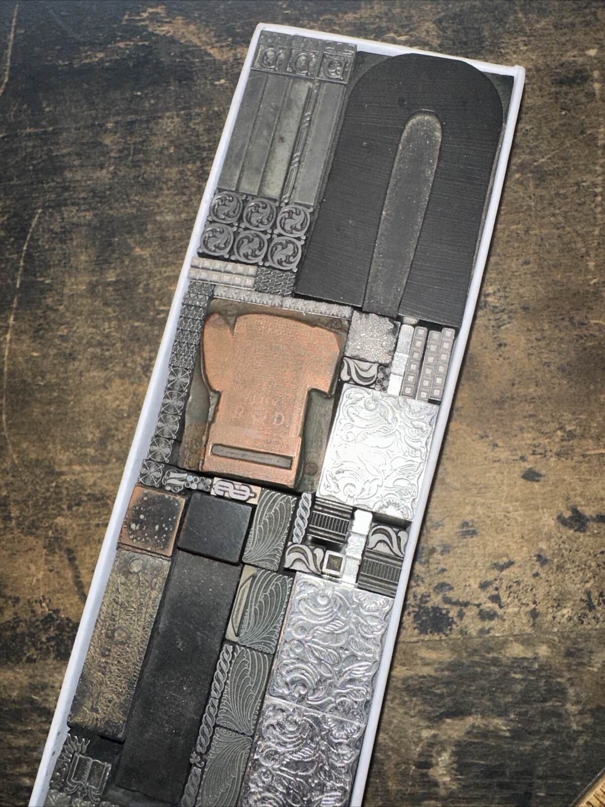 Printing Blocks “ Lead Ornamental Borders Dingbats” Nice Variety Beautiful! C7