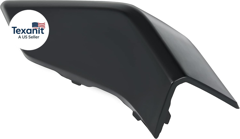 Rear Tow Hook Cover Black Primed Compatible with 2017-2021 Honda Civic, Replace