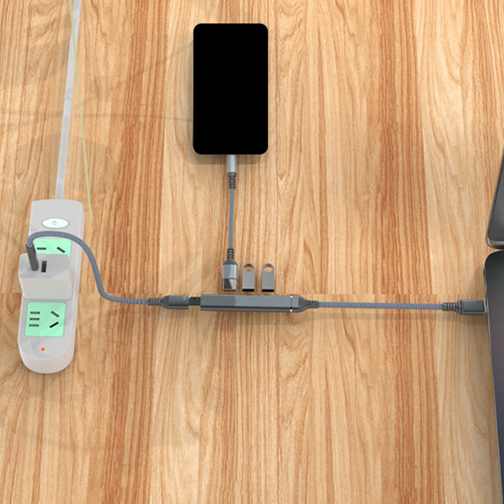 Computer Adapter Laptop Port USB Docking Station Hub Hubs for Computers