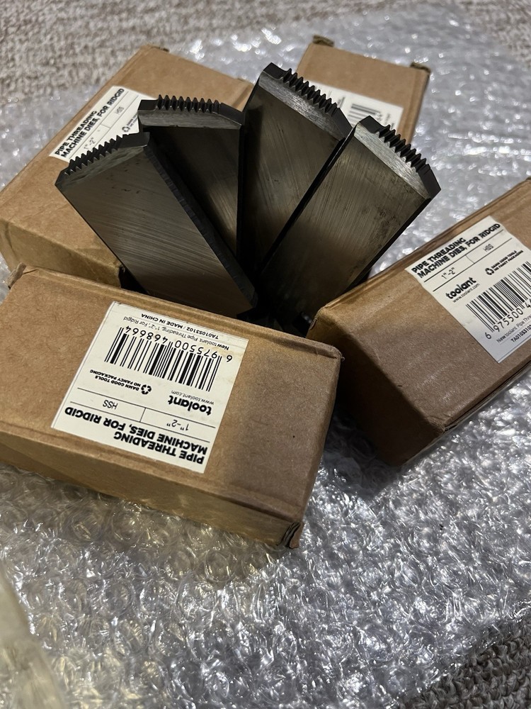 Pipe Threading Machine Dies 1”-2”, For Ridgid