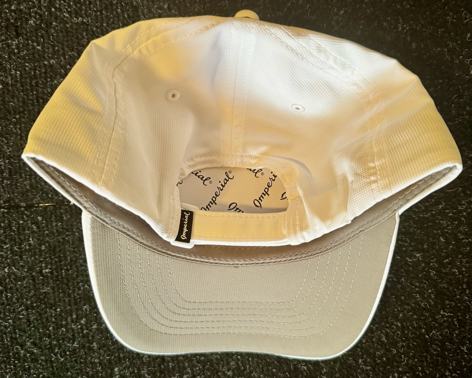 Everglades Club - Palm Beach FL - NEW - White Imperial Lightweight Golf Hat