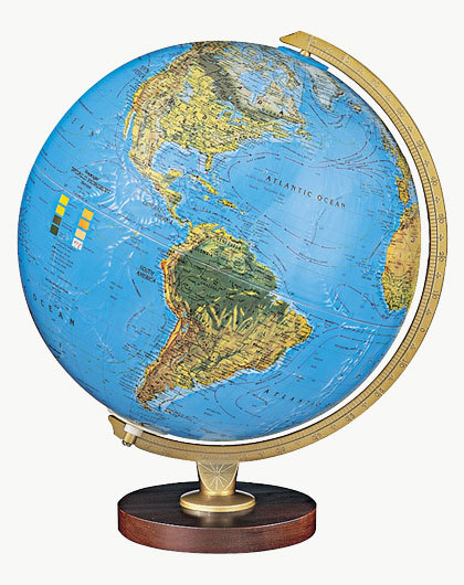Replogle Livingston 12-inch Tabletop Globe, Blue