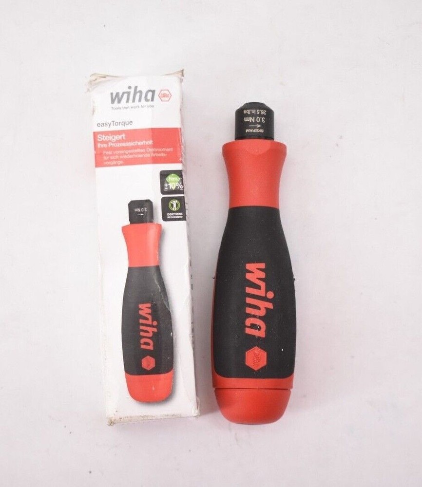 Wiha Tools 29230 Replaceable Blade Easy Torque Cushioned Handle Grip 3.0Nm