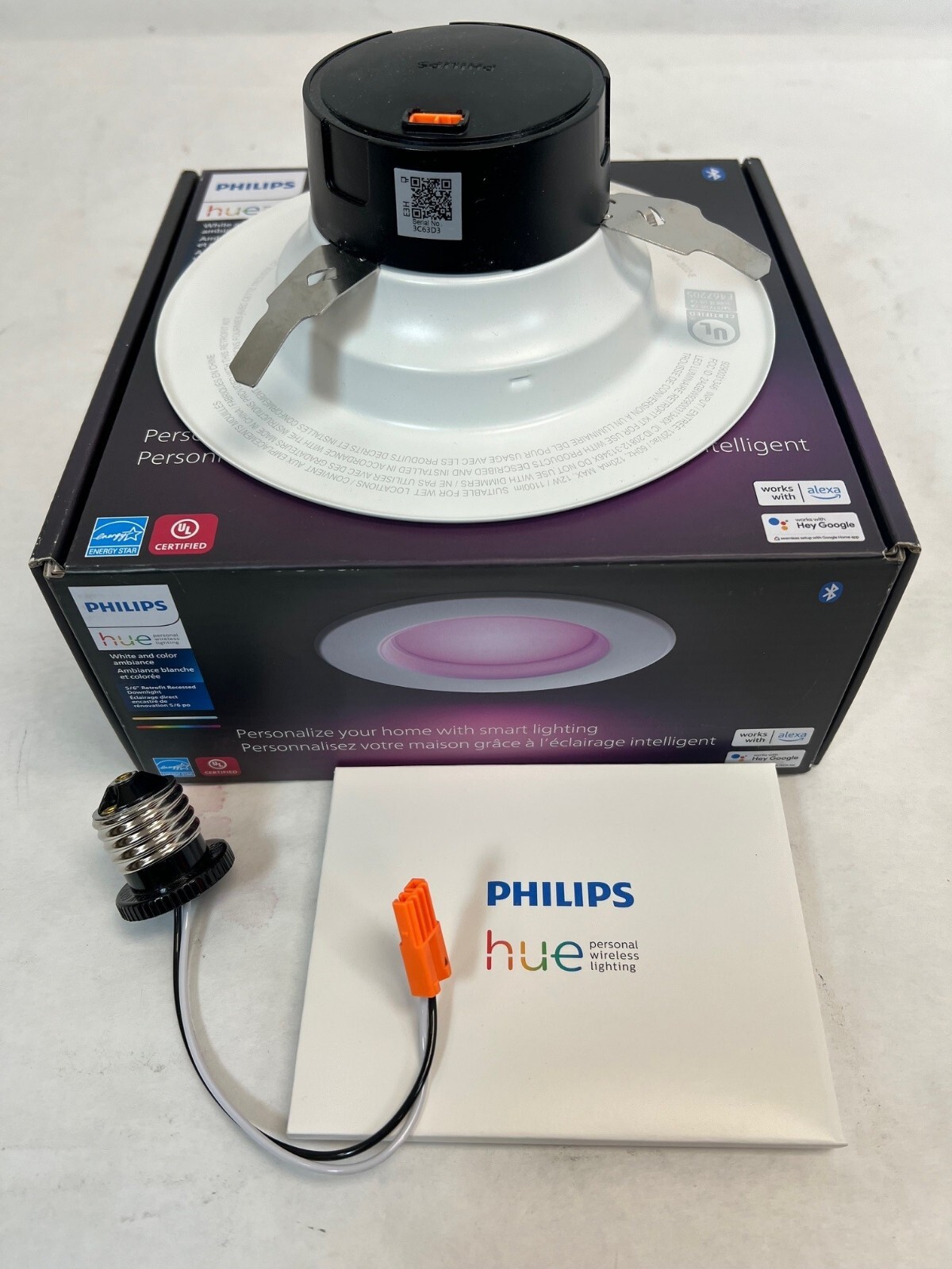 Philips Hue White & Color Ambiance 5/6" Smart Recessed Downlight -FREE S/H