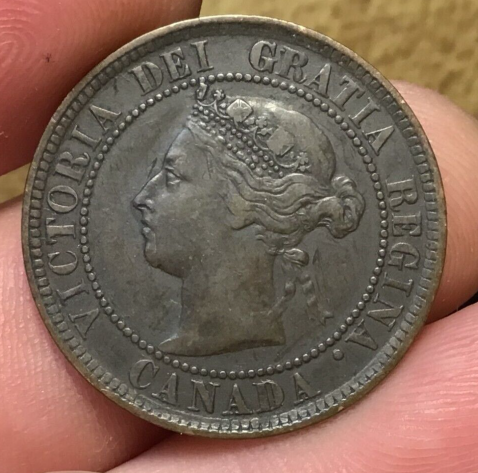 1884 Canada Large Cent, Low Mintage Date