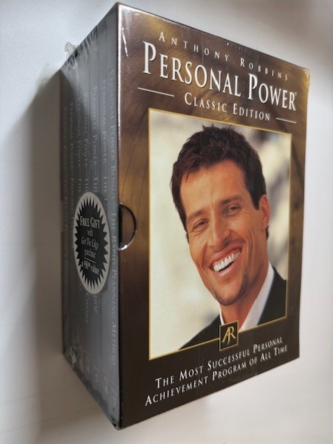 Anthony Robbins GET THE EDGE & PERSONAL POWER CD Set - 95% Completed. USED