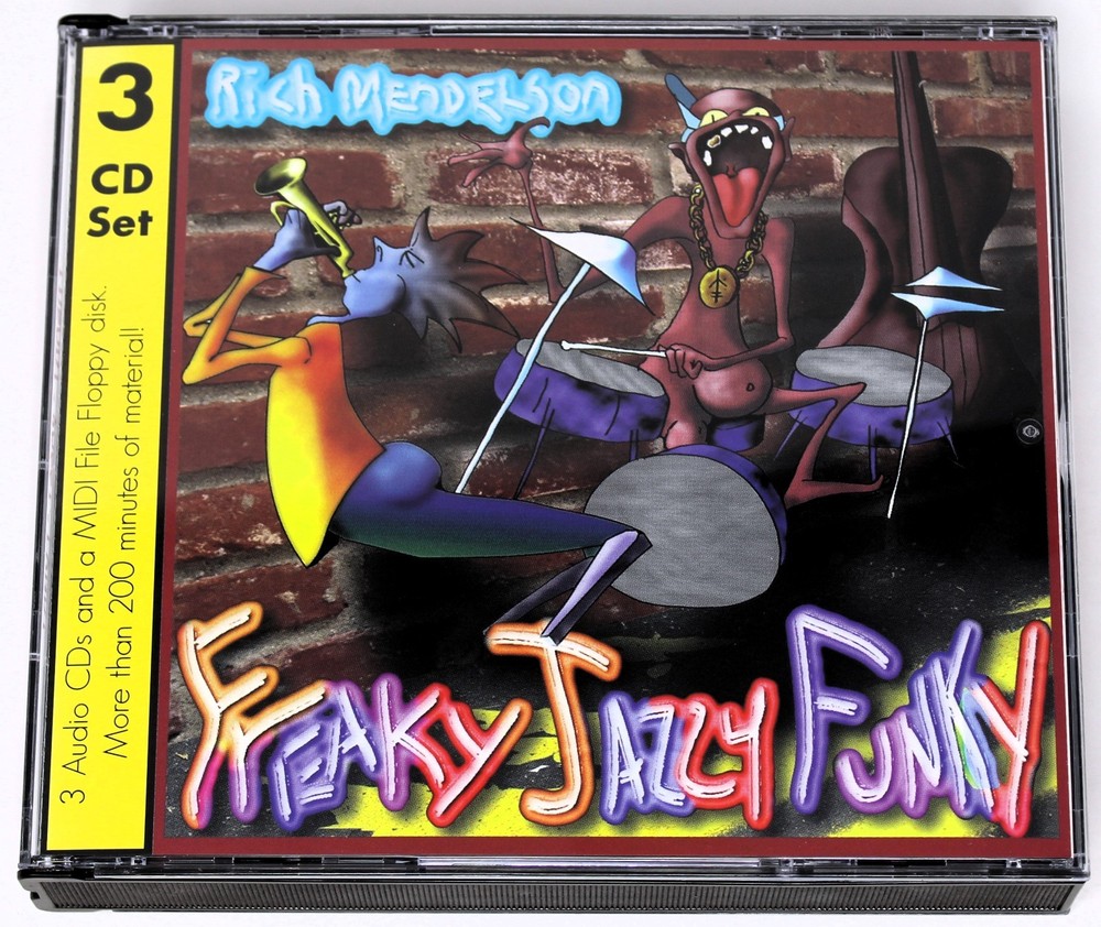Big Fish Audio Rich Mendelson Freaky Jazzy Funky Sampling 3 CD + Floppy Disc