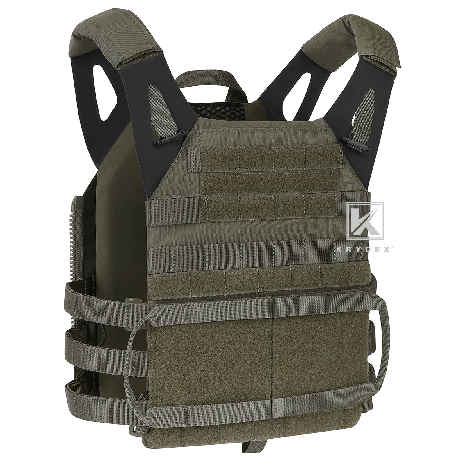 KRYDEX JPC 2.0 Jump Plate Carrier w/ MOLLE Panel Tactical Vest Army Camouflage