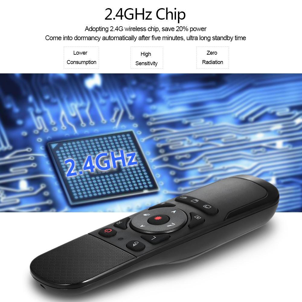 2.4G Wireless Air Mouse Presenter Remote w/ Laser Pointer & Gyroscope