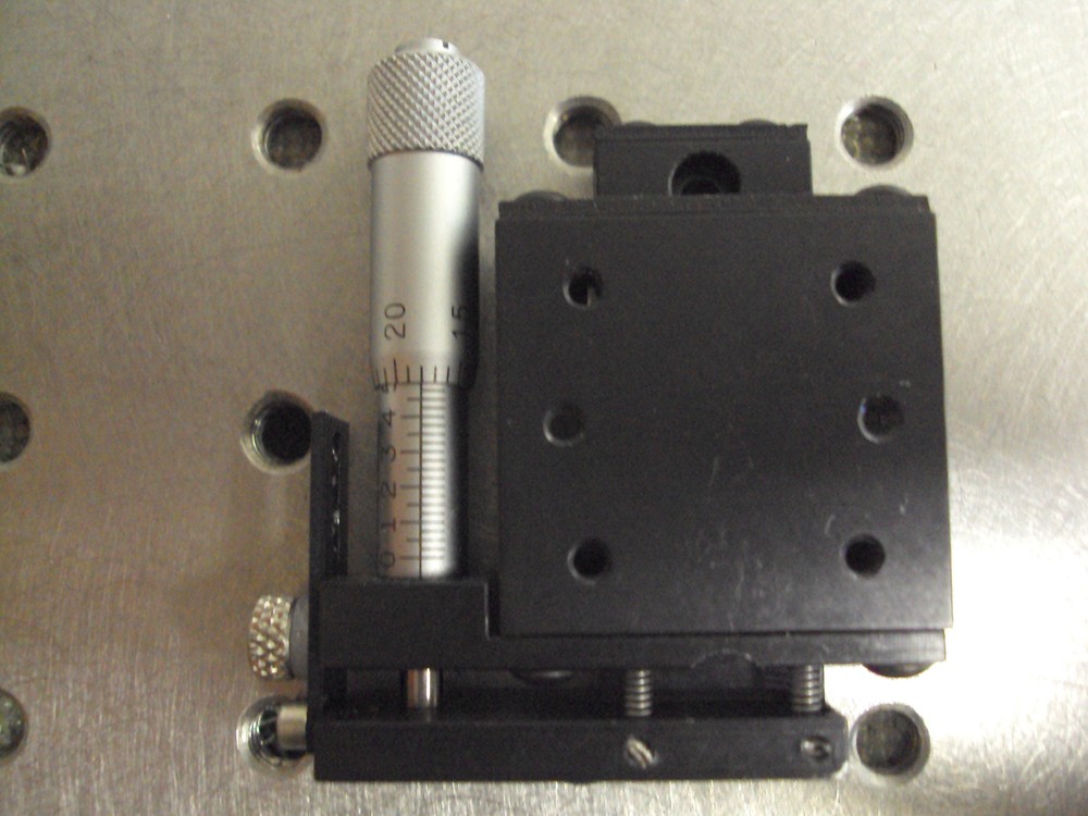 DELTRON LINEAR TRANSLATION STAGE PLATFORM LENSE OPTICS POSITIONER