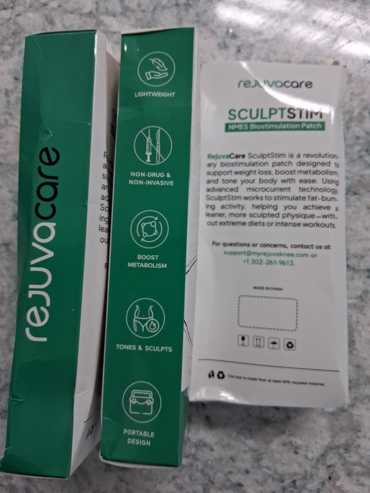 Rejuvacare SCULPTSTIM NMES Biostimulation Patch 3 boxes