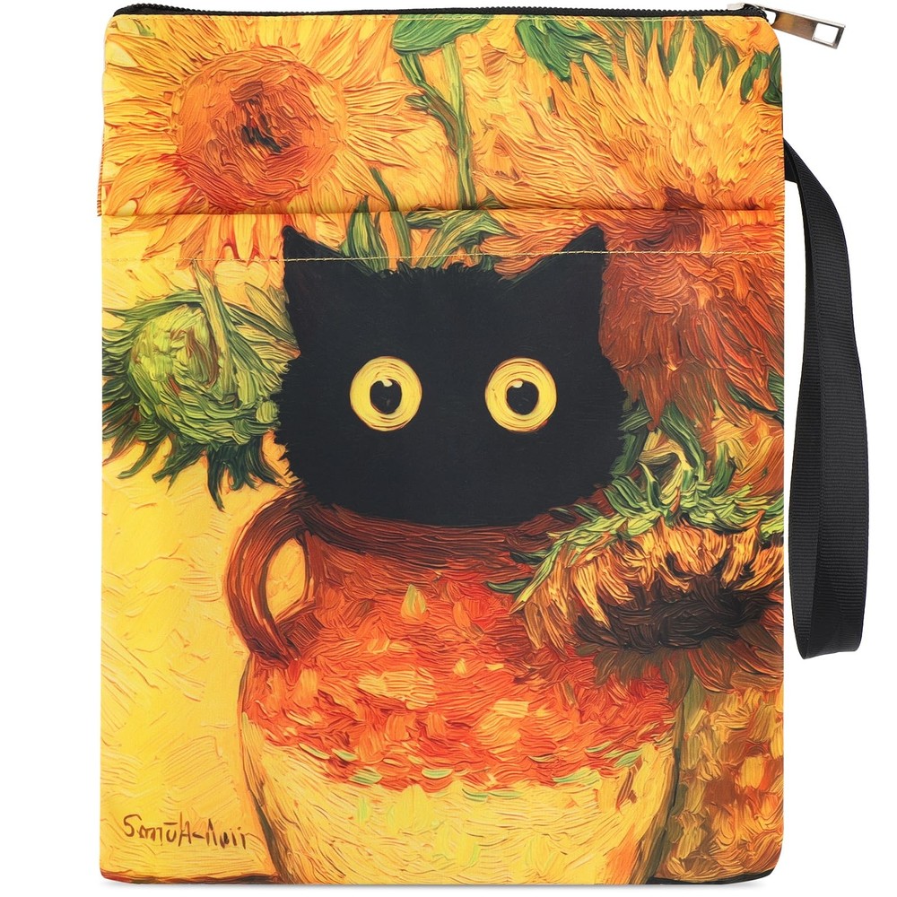 Book Sleeve for Paperbacks - Black Cat Books Covers Protector