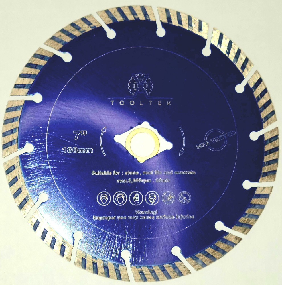 7" Turbo Segmented Diamond Blade [6Pcs for $8.00 Each]