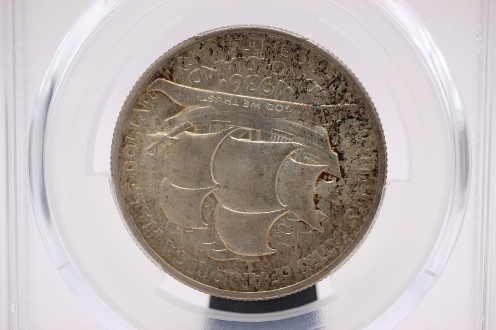 1936 Long Island Com Half Dollar PCGS UNC- Details (024PID)