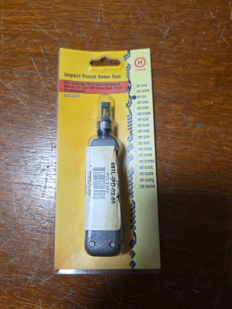 Punch Down Tool HT-324 - Black - NEW