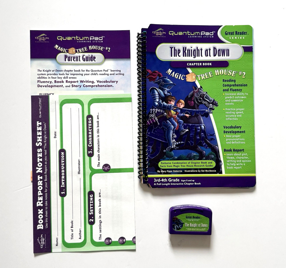 Leapfrog QuantumPad  Interactive Book & Cartridge  Magic Tree House Book
