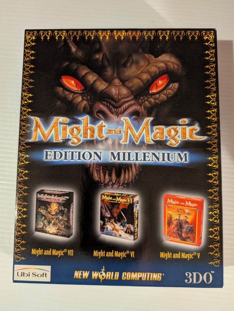 CIB Might & Magic Millennium Big Box Edition PC CD Collectables