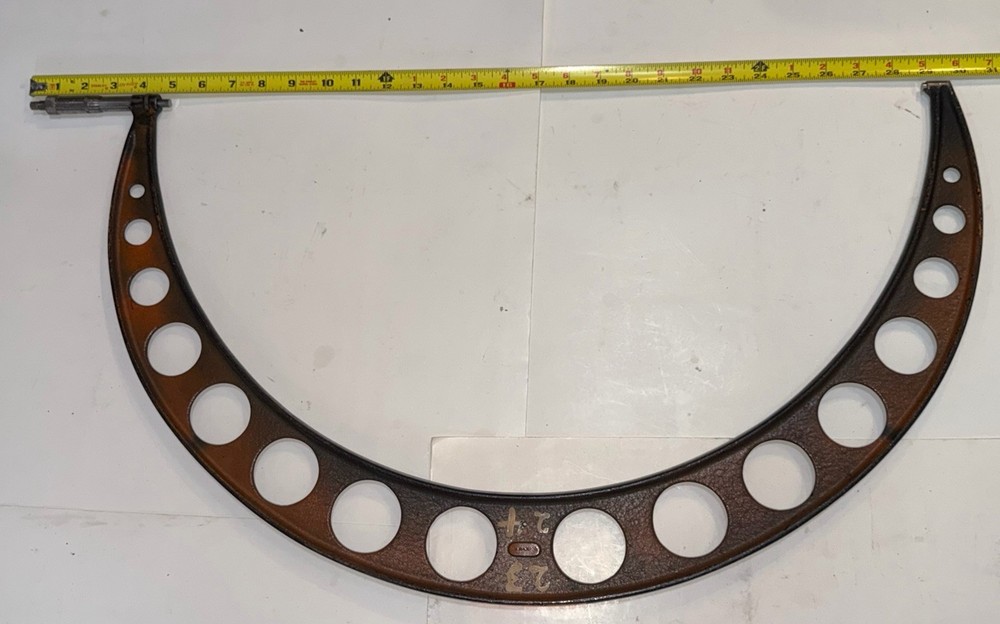 Starrett 23” – 24” Outside Micrometer #436 Ratcheting Locking