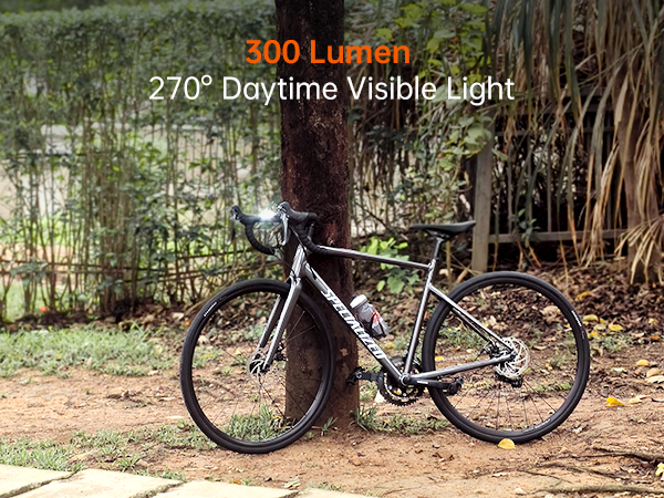 RAVEMEN FR300 for Garmin Wahoo Bicycle Head Light Bike Front Flashing Lighting