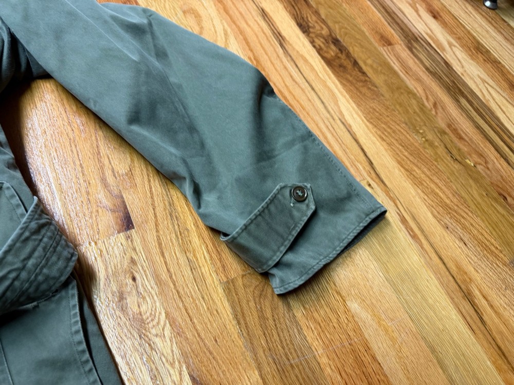 ORIGINAL WWII US ARMY OFFICER M1938 TRENCH JACKET COAT-SIZE XLARGE