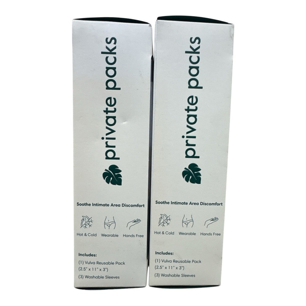 Private Packs Single Vulva Reusable Pack Personal PadX2