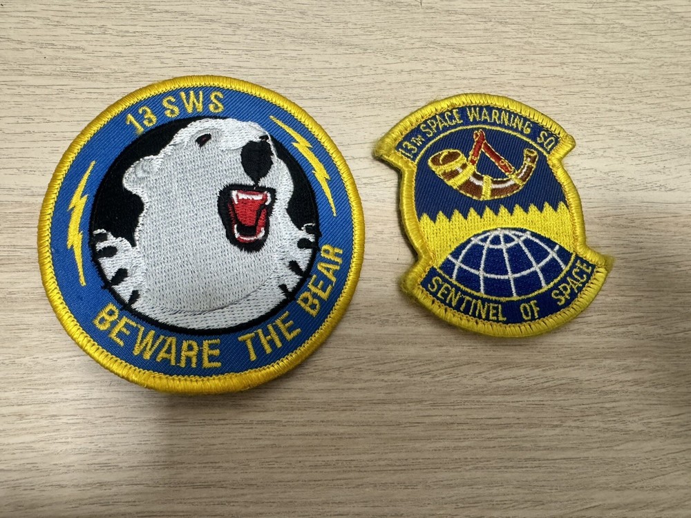 2 - 13th Space Warning Squadron Hook & Latch Patches