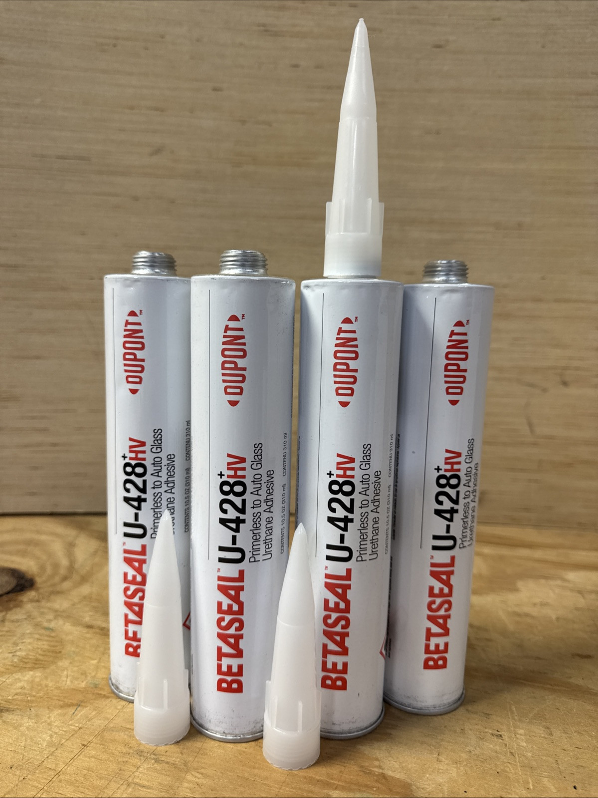 4 DOW U-428+ HV Auto Glass Windshield Urethane Primerless Adhesive Glue Sealant