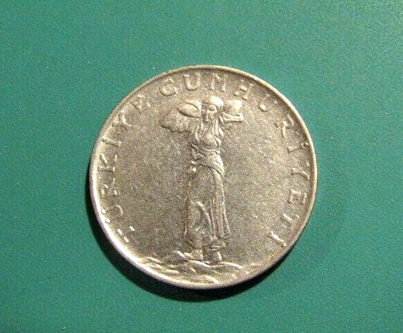 Turkey 1970 25 Kurus Coin