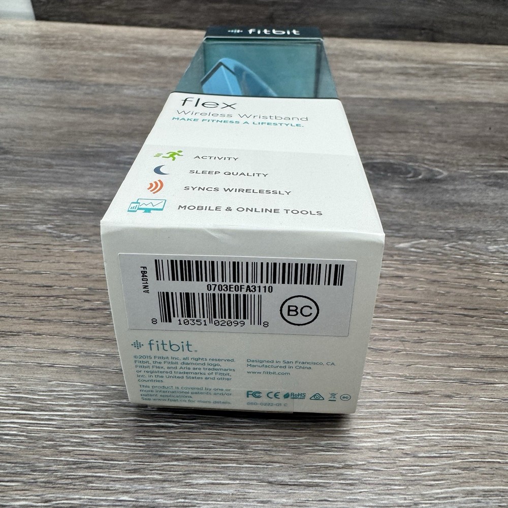 Fitbit Flex Activity Sleep Tracker Wristband Blue Color