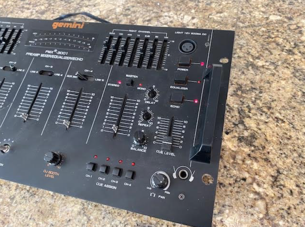 Gemini PMX-3001 PREAMP MIXER EQUALIZER ECHO -PARTS