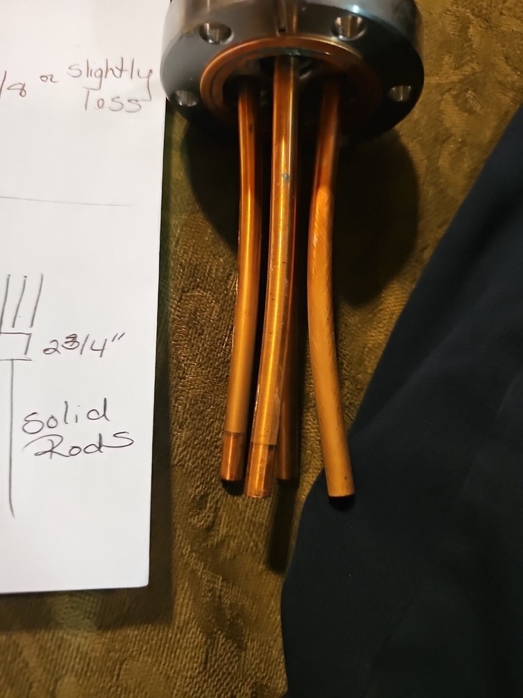 MDC Inc 4 FEED HIGH Power Feedthrough CF40 CF-40