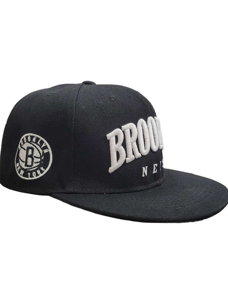 Brooklyn Nets Hat Snapback Adjustable Fit Cap Black Fast Ship