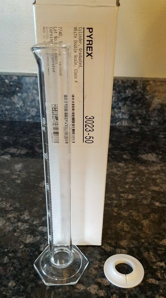 Pyrex 3023-50 50ml Graduated Cylinder