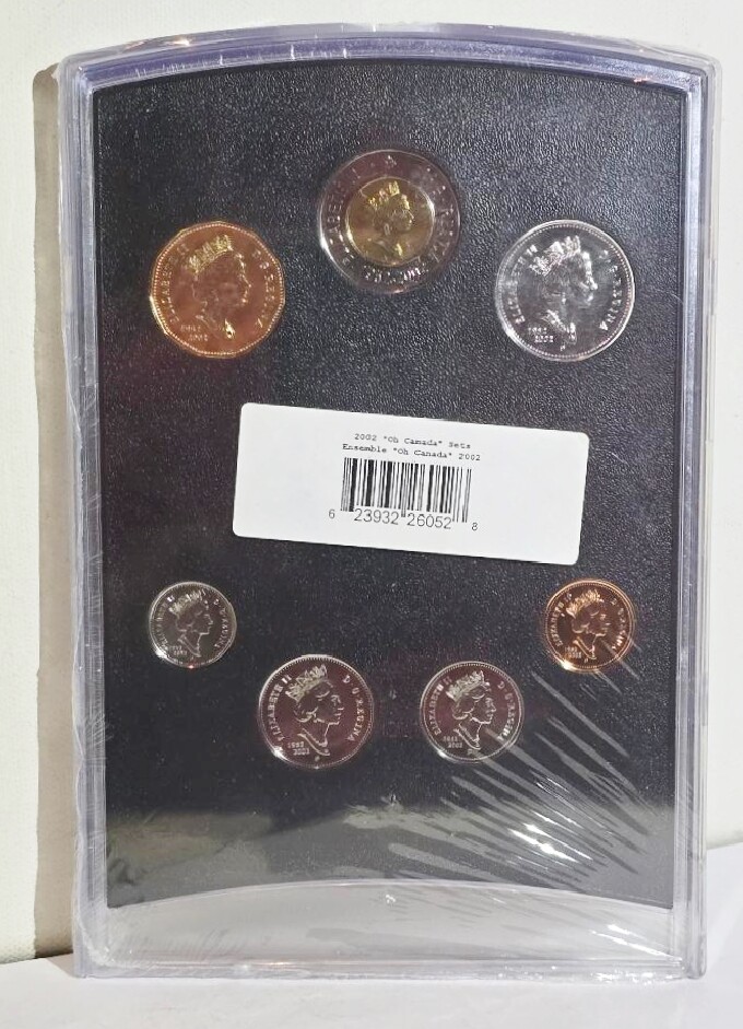 2002 Canada Uncirculated Coin Set Oh! Canada! SEALED Package