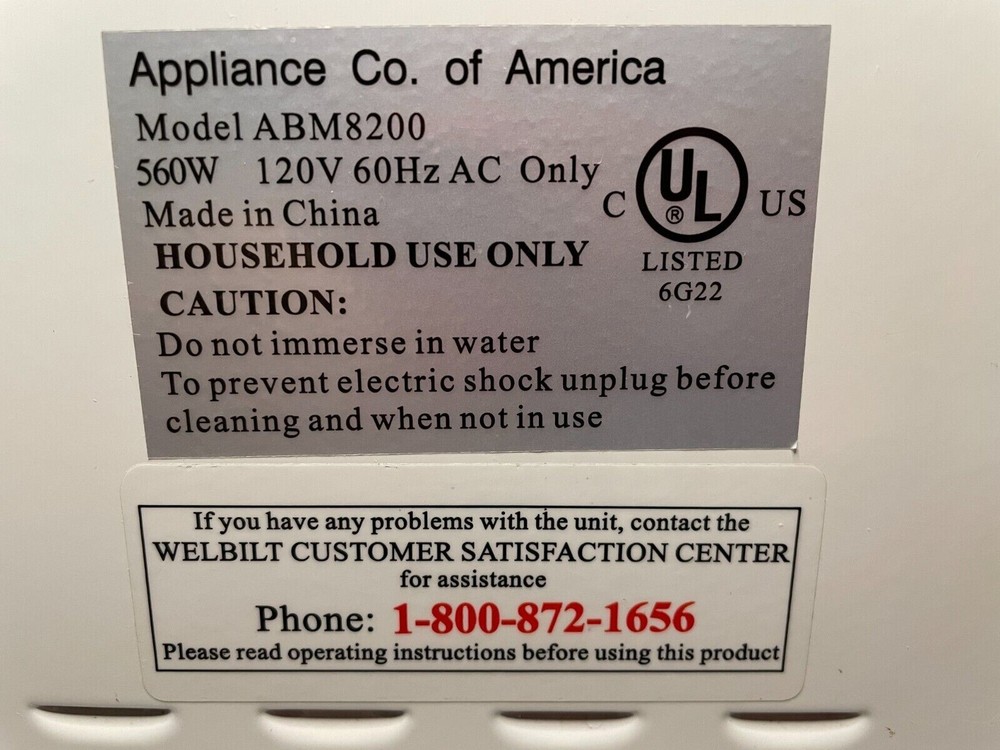 Paddle for Welbilt Bread Machine Model ABM8200 Only (O)