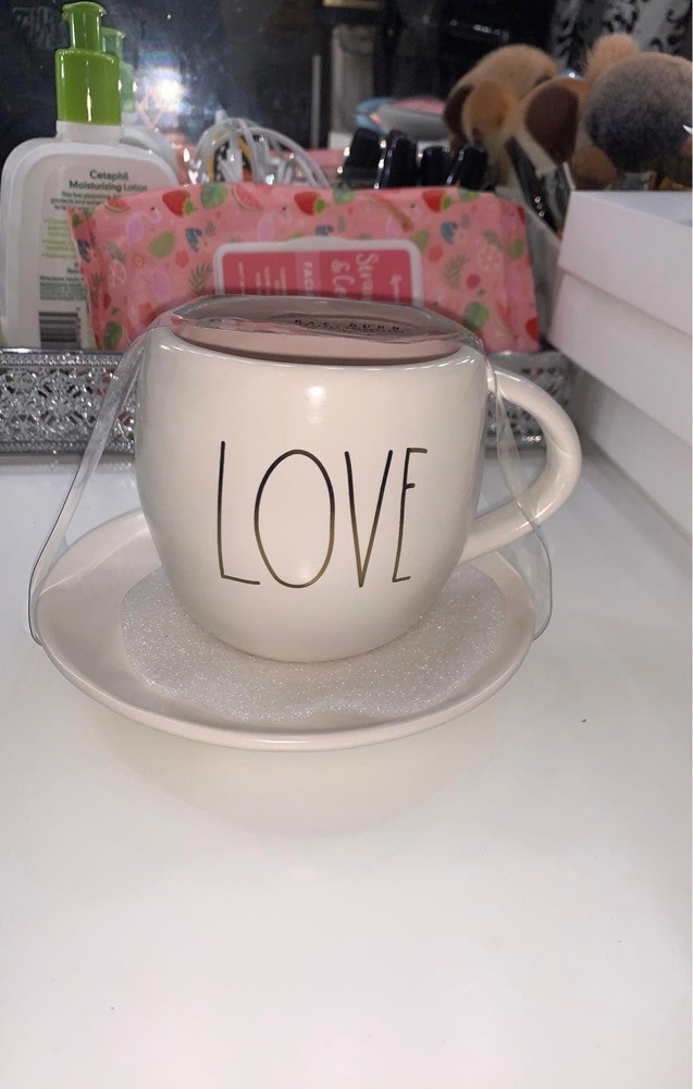 Rae Dunn Love cup with saucer