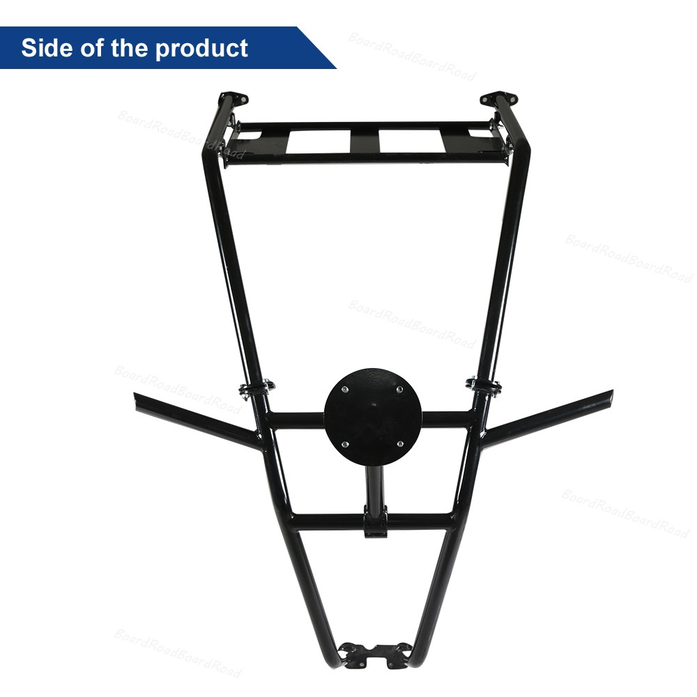 Fit Polaris 2015-2020 RZR 900 Rear Bumper Spare Tire Carrier Cargo Rack Mount