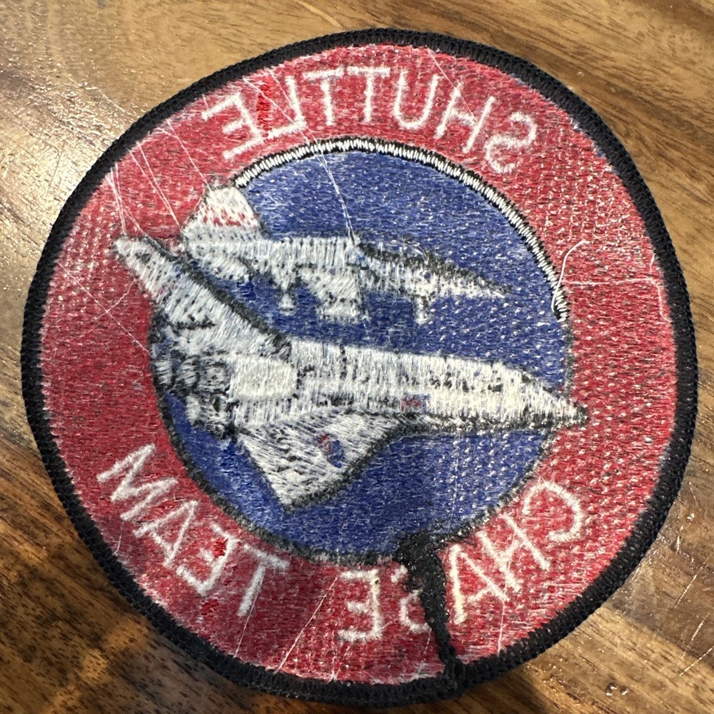 Vintage Large NASA SHUTTLE CHASE TEAM PATCH