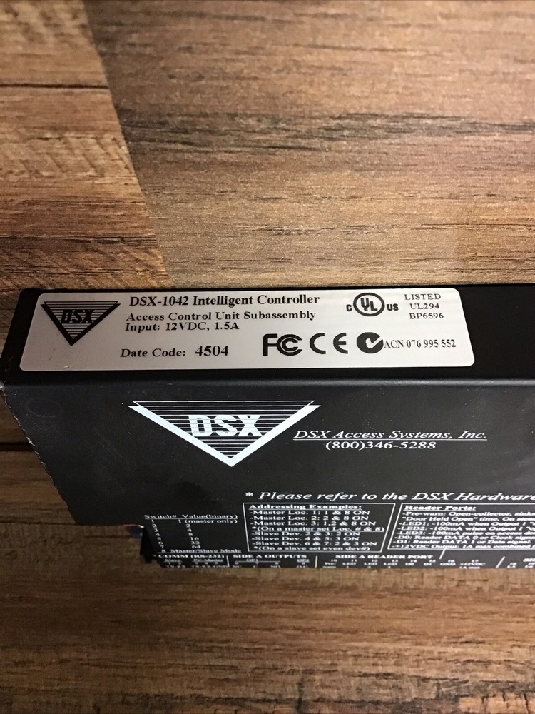 DSX-1042 Intelligent Access Systems 2-Door Controller Used Working C-2