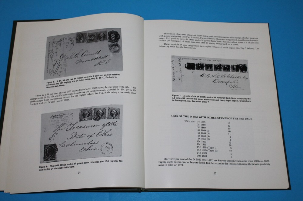 The 1869 Issue on Cover Census Analysis Rose BlueLakeStamps Useful information