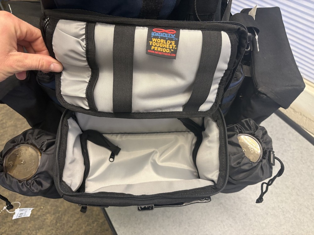 complete wildland firefighter pack system with bags and hydration pouch