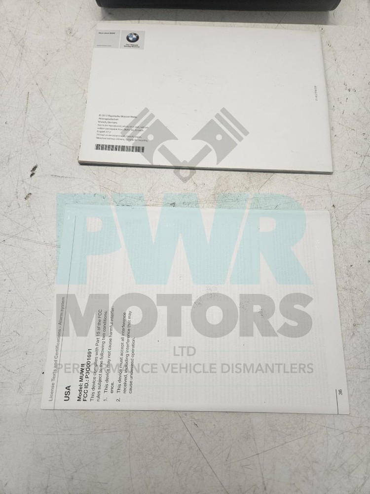 BMW 1 Series E20 Manual Book Pack Wallet E20 Book Pack