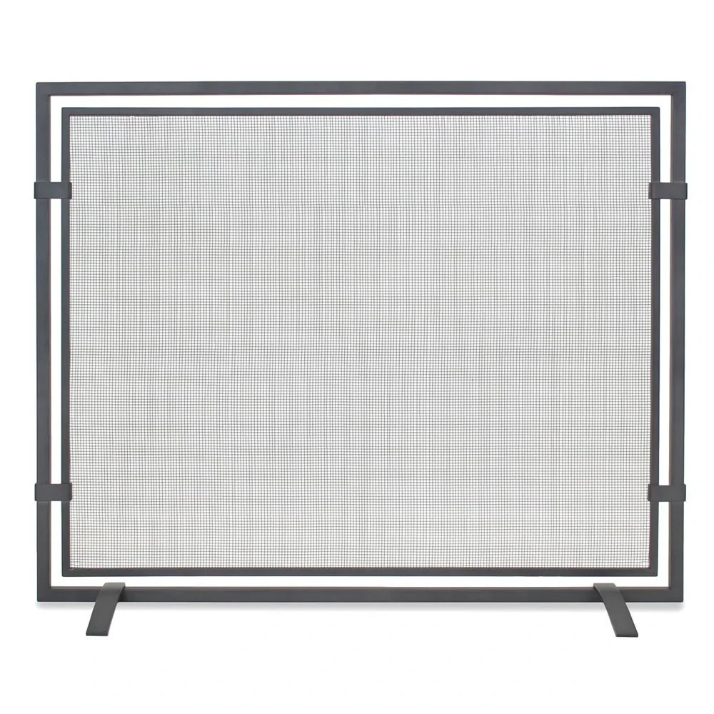 Pilgrim Home & Hearth 18251 Sinclair Single Panel Fireplace Screen, Natural I...