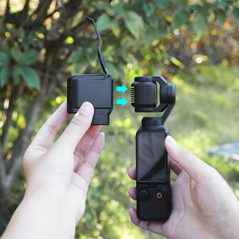 Black Lens Cap Protector for DJI Osmo Pocket 3 Camera Accessories Quick Release