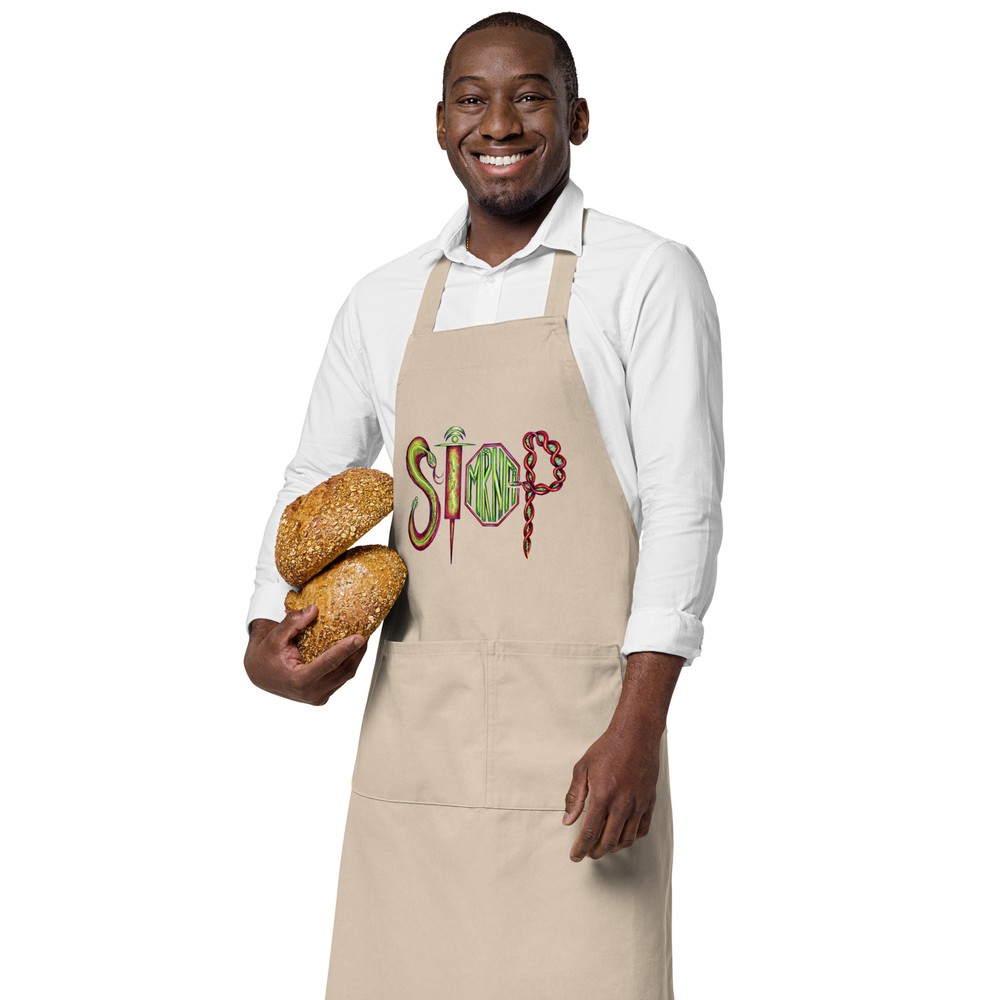 StopMrna 100% Organic Cotton Apron
