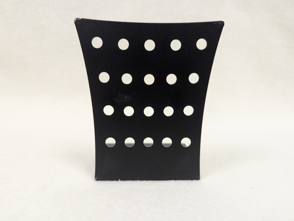 Vtg MCM Spectrum Division Designs Bookend Black ~ Single Unit