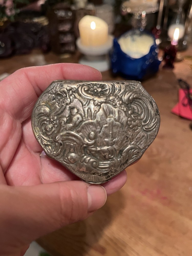 1792 Antique Sterling Silver Snuff Box